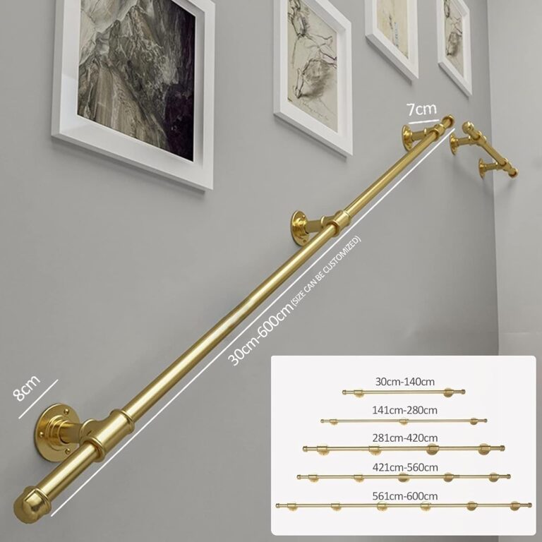 Gold Modern Wrought Iron Staircase Handrail Banister Review