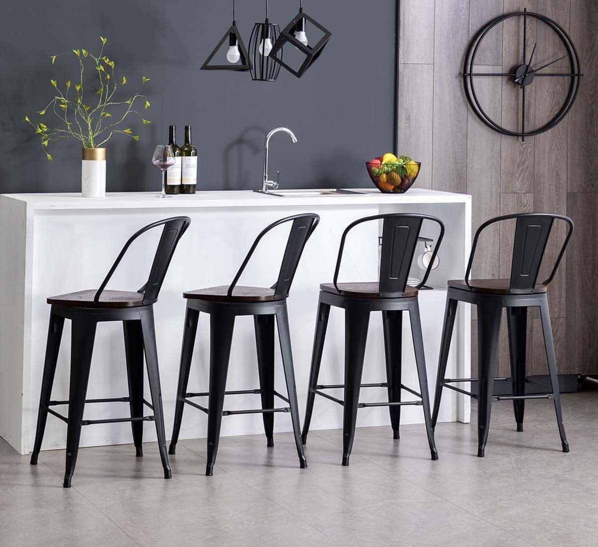 HAOBO Home Swivel Barstools Review