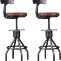 LOKKHAN Rustic Industrial Bar Stool Review
