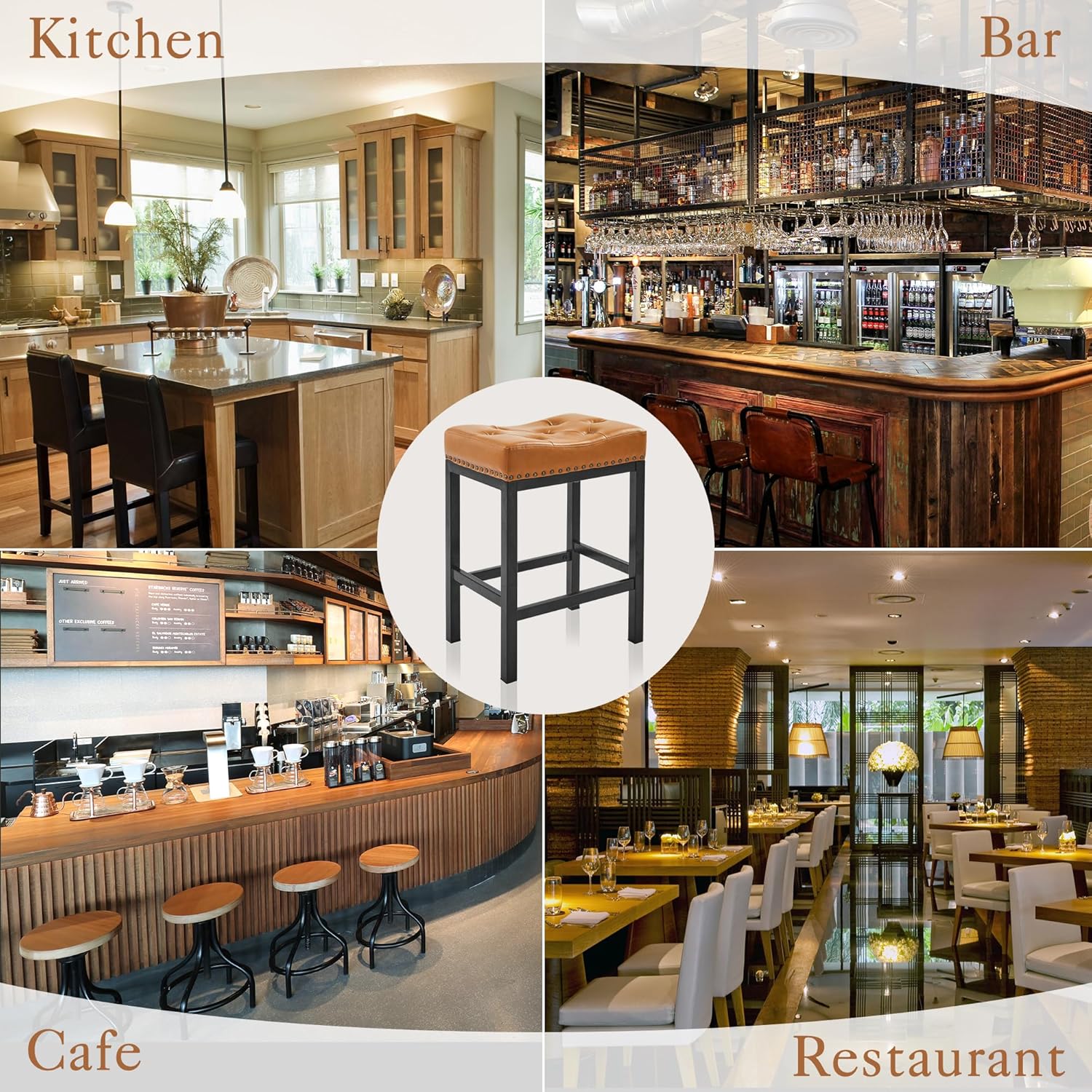 LUE BONA Counter Height Bar Stools Review