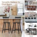 LUE BONA Windsor Wooden Bar Stools Review