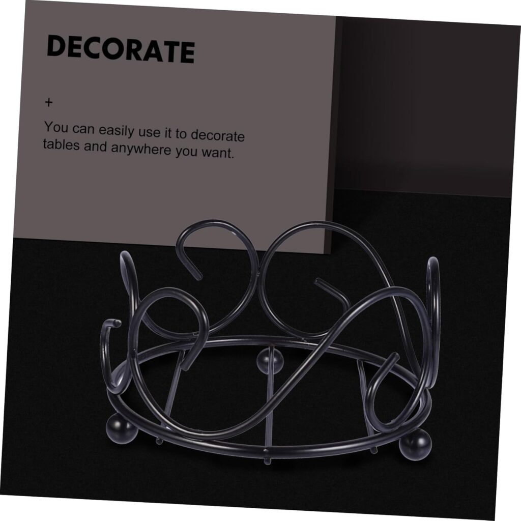 Mikinona Holder Set Cup Coasters Holders Iron Wrought Insulated Mat Heat Insulated Pad Heat Mat for Table