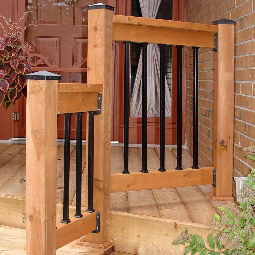 Nuvo Iron SQPS32 3/4 x 32 L. Galvanized Square Balusters-10 Pack Baluster, Black, 10 Count