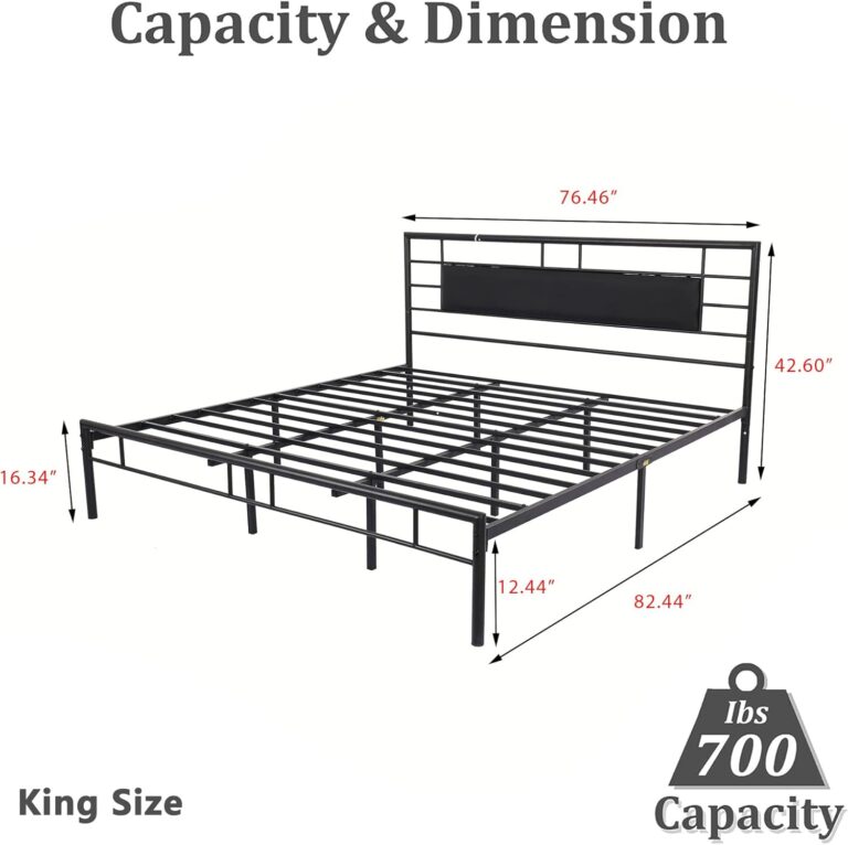 Queen Platform Metal Bed Frame Review