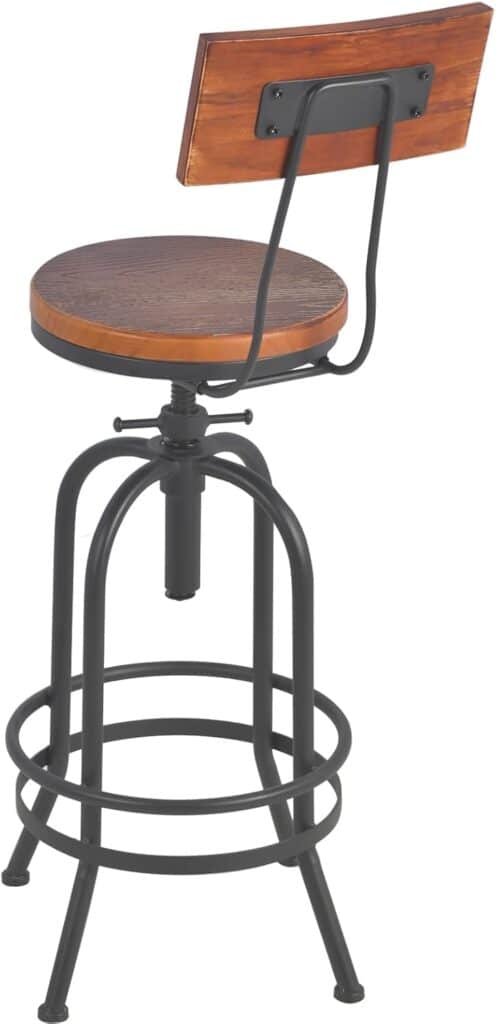 Set of 2 Industrial Bar Stools Review