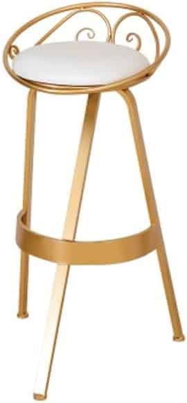 Personality High Leg Stool Minimalist Golden Bar Chair Nordic Wrought Iron Bar Stool