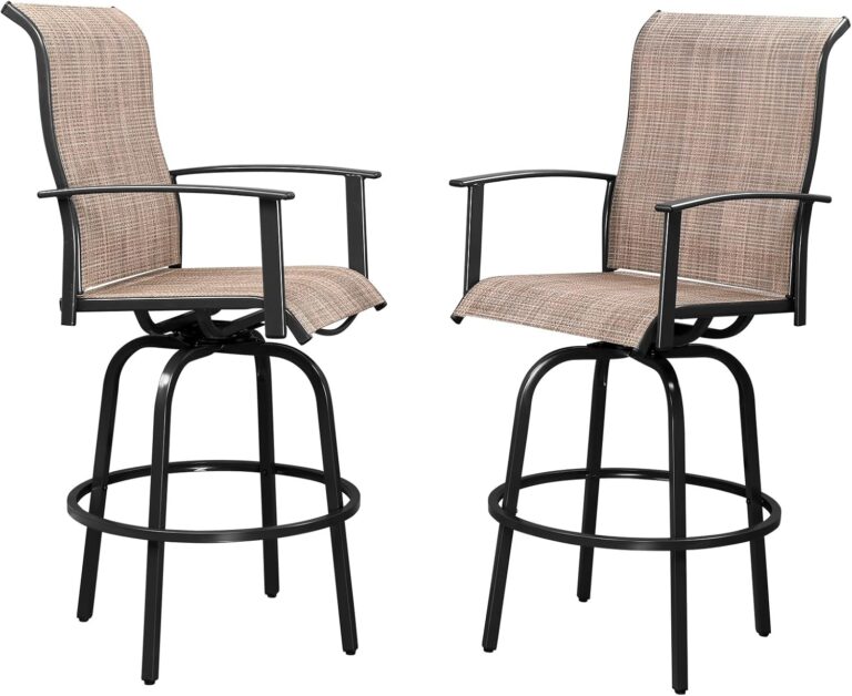 VINGLI Outdoor Swivel Bar Stools Review