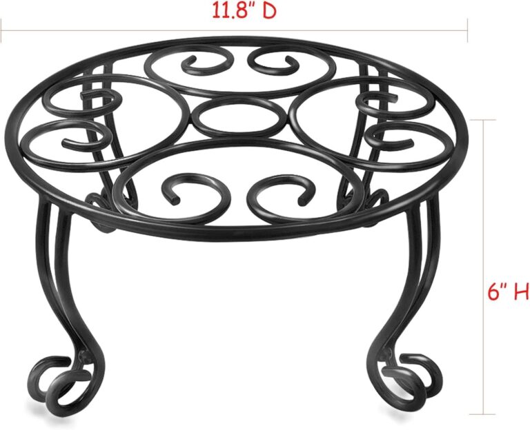 2 Pack Heavy Duty Iron Plant Stand Review