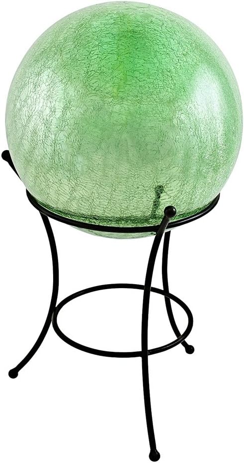 Achla Designs GBS-20 Multi-Use, Small Wrought Iron Metal Plant birdbath Bowl Stand Flowerpot Holder, 8, Black