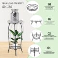 Plant Stand Indoor Outdoor Metal Rack Review