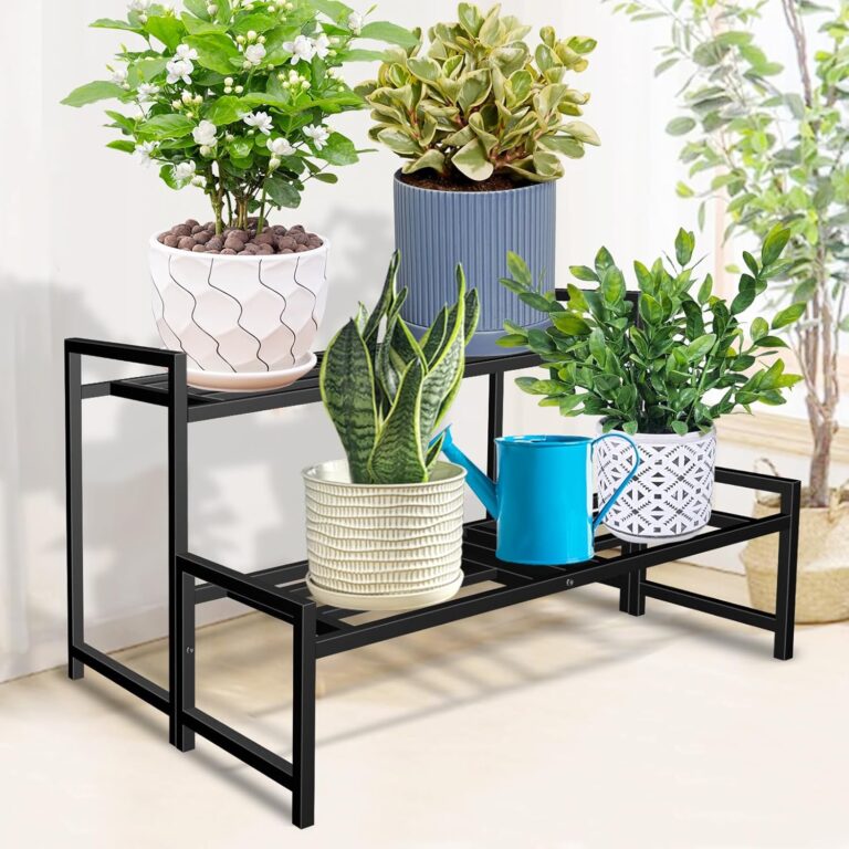 2-Tier Wrought Iron Plant Stands Review