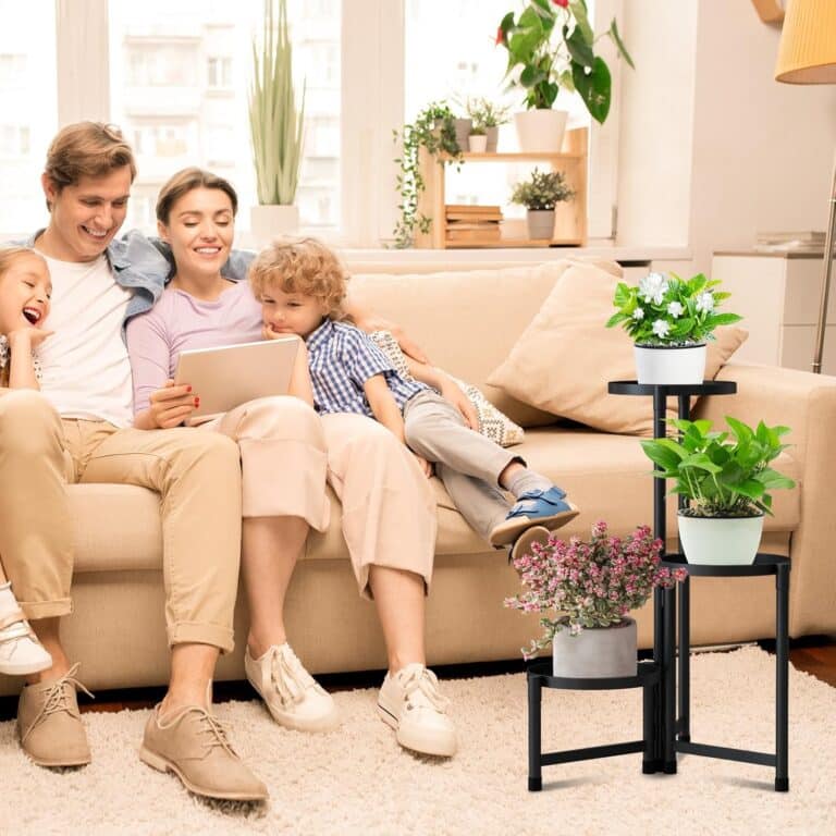 Metal Plant Stand Shelf Rack Indoor Outdoor Review