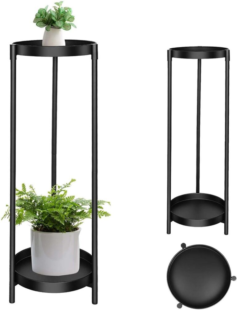 2 Tier 24\” Tall Black Flower Pot Stand Review