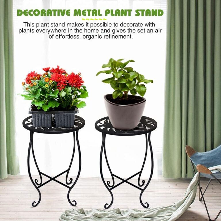 15″ Tall Metal Plant Stand Review