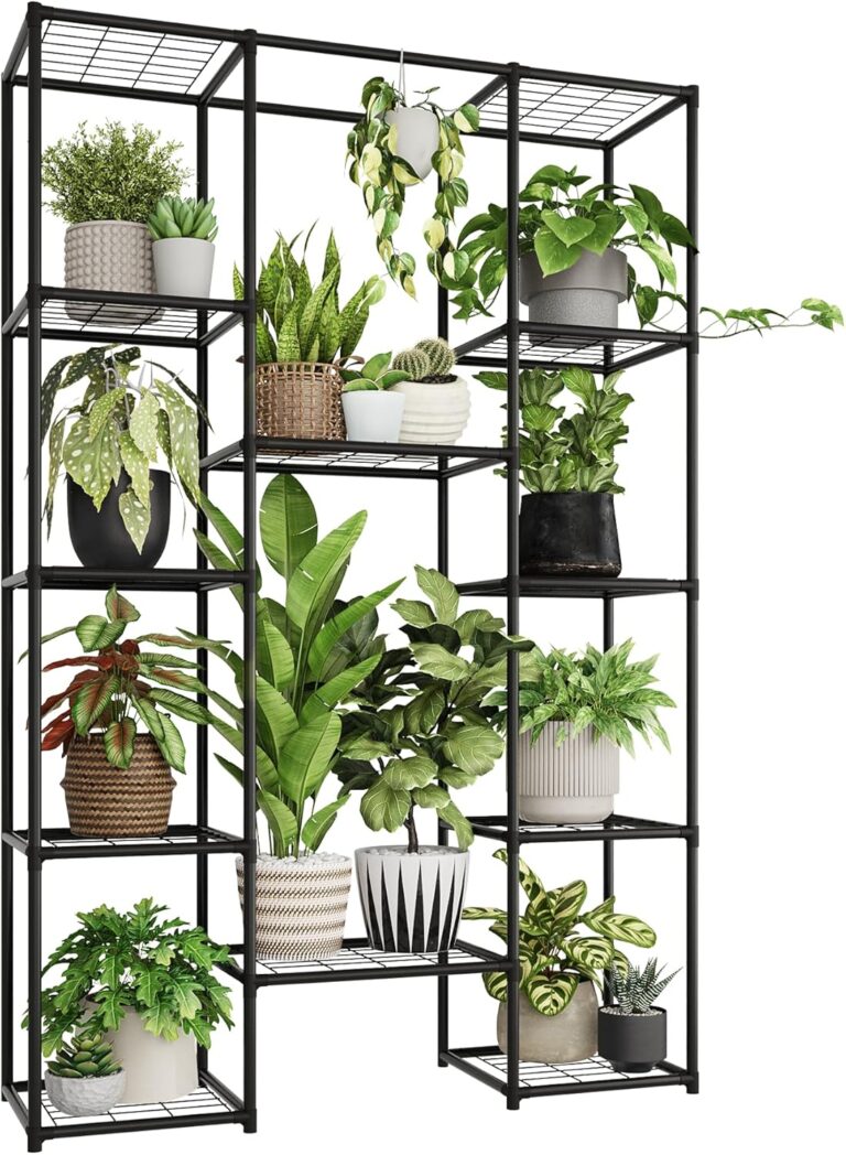 Plant Stand Outdoor Tall Plant Shelf Review