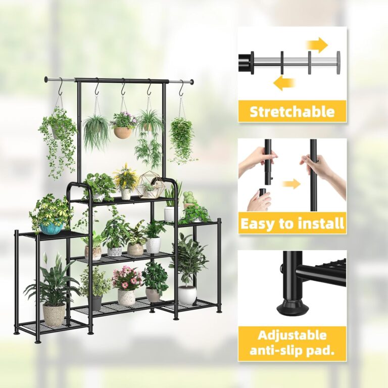 3 Tier Tall Hanging Plant Shelf Review