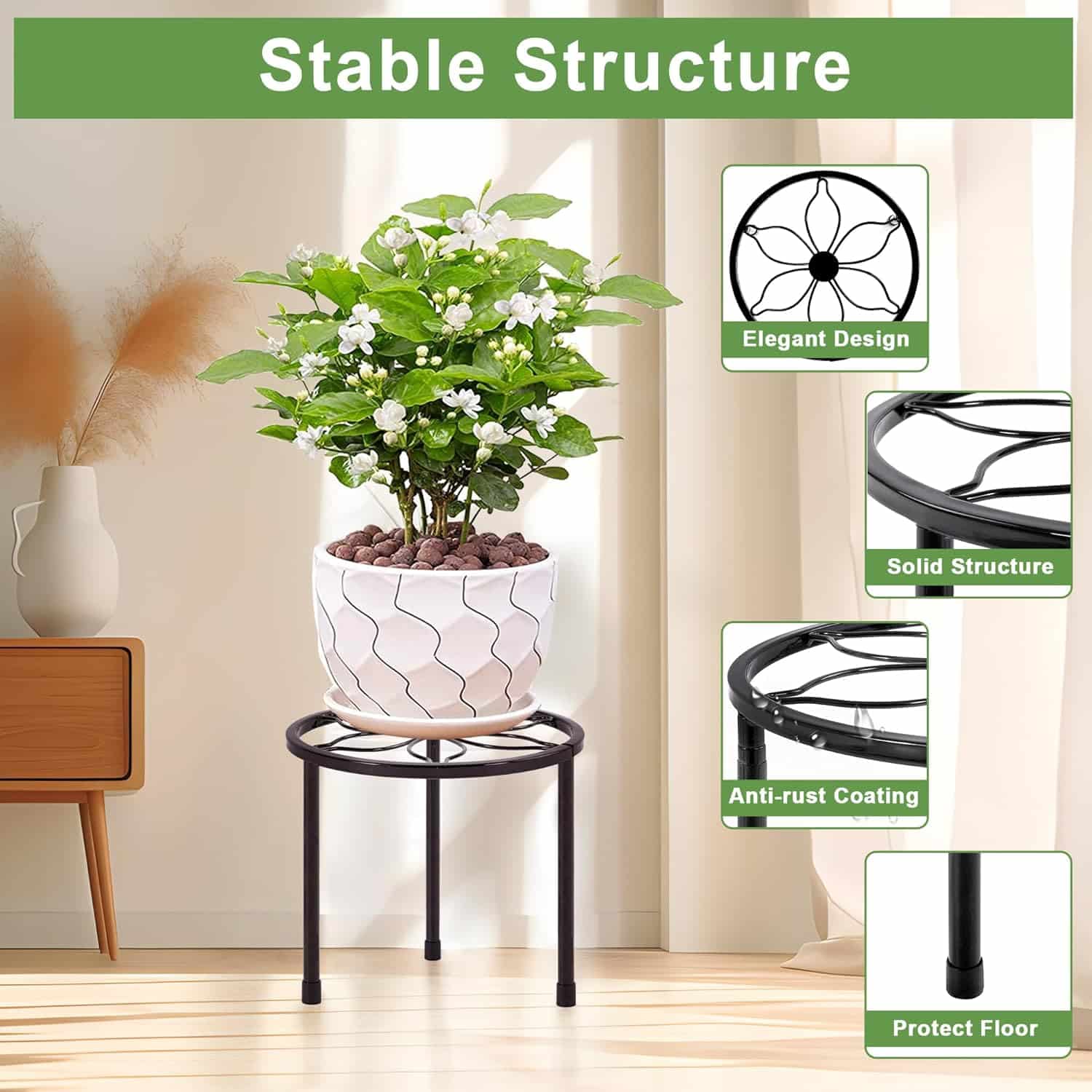 VECELO Metal Plant Stands Set of 5 Review